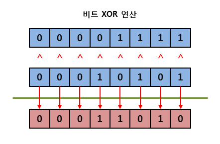 비트 XOR 연산